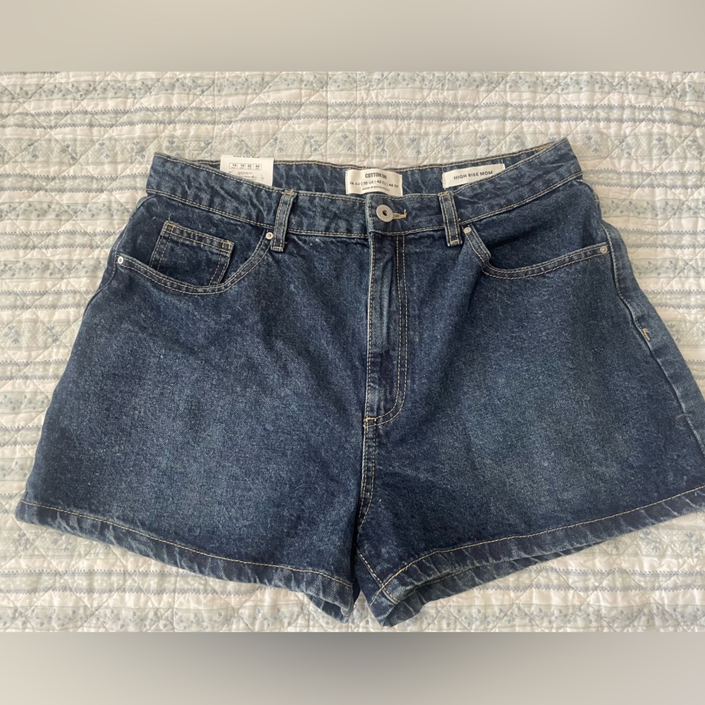 Cotton On High Rise Mom Denim shorts- Brand NEW never worn